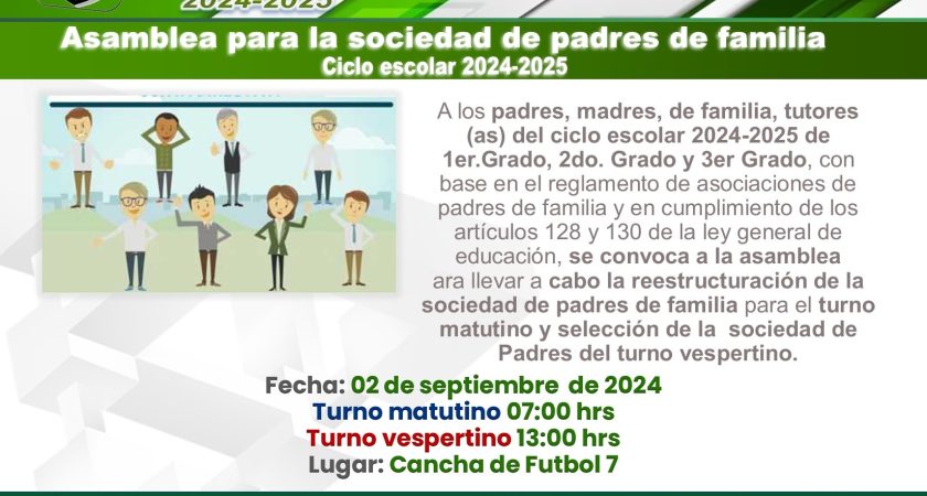 Asamblea Sociedad de padres de familia 2024-2025