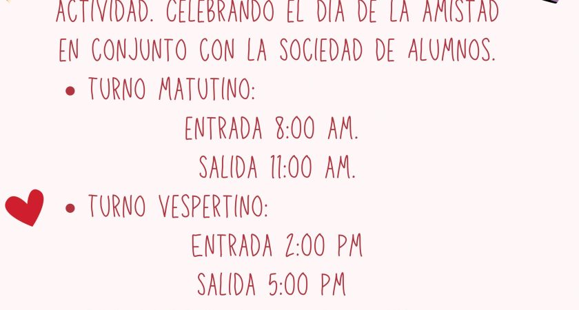 Aviso – 14 de febrero