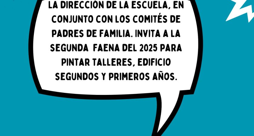 Aviso – 2da Faena