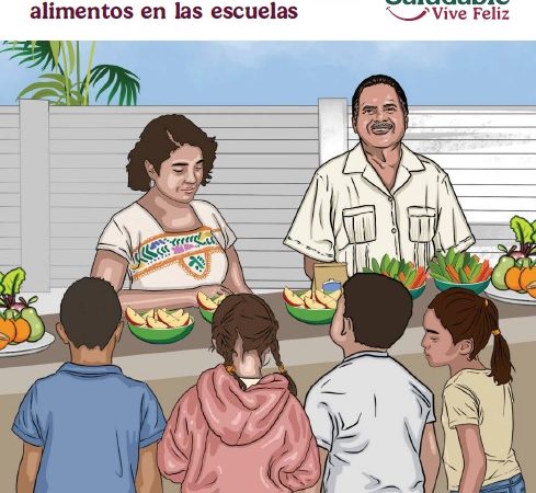Manual para personas que preparan, distribuyen y venden alimentos en las escuelas