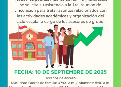 1ra. Reunión de vinculación – 2025-2026