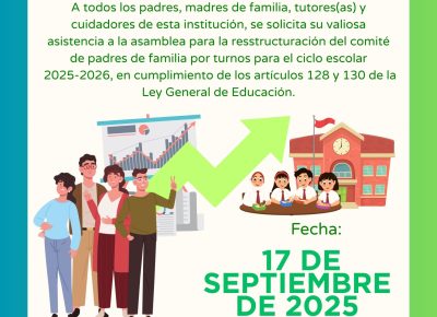 Asamblea Comité de Padres de Familia – Turno Matutino – 2025-2026