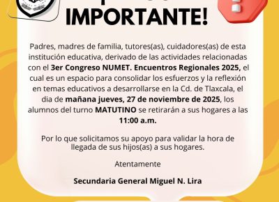 Aviso – Congreso NUMET 2025. Encuentros Regionales 2025