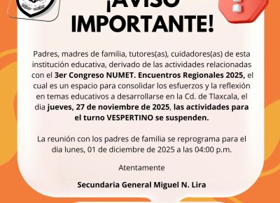 Aviso – Congreso NUMET 2025. Encuentros Regionales 2025