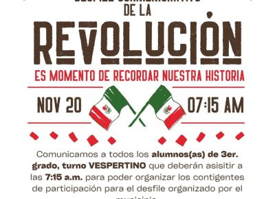 Desfile conmemorativo – 20 de noviembre de 2025.
