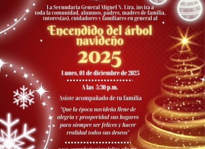 Encendido del árbol navideño – 2025