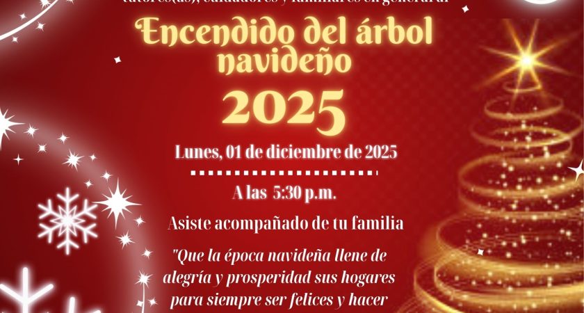 Encendido del árbol navideño – 2025