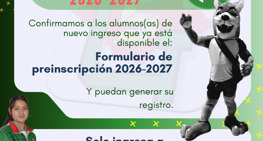 Formulario Preinscripciones 2026-2027