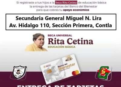 Entrega de medios de pago Beca Universal “Rita Cetina Gutierrez”
