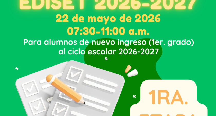 Aplicación de la Evaluación Diagnóstica de Ingreso a Secundaria del Estado de Tlaxcala (EDISET) – 2026-2027